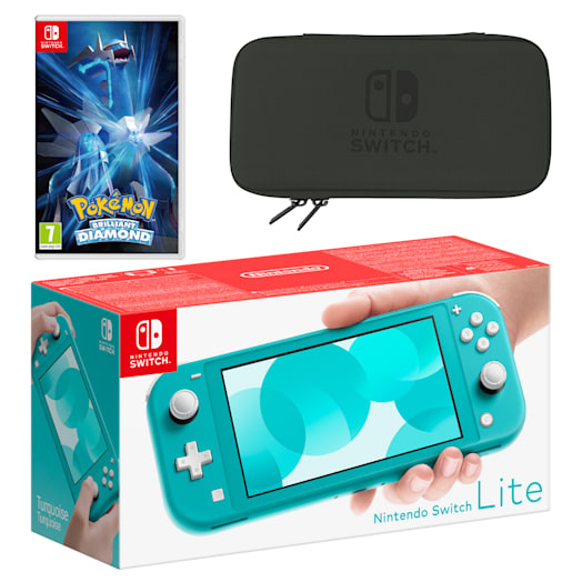 Nintendo Switch Lite (Turquoise) Pokémon Brilliant Diamond Pack