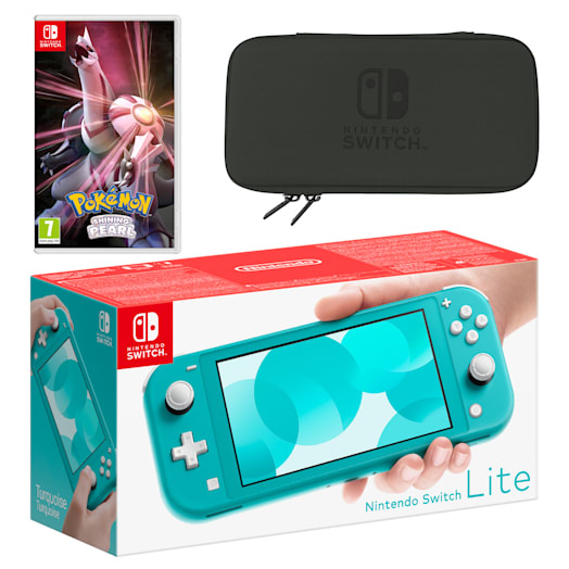 Nintendo Switch Lite (Turquoise) Pokémon Shining Pearl Pack
