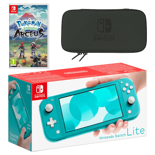 Nintendo Switch Lite (Turquoise) Pokémon Legends: Arceus Pack