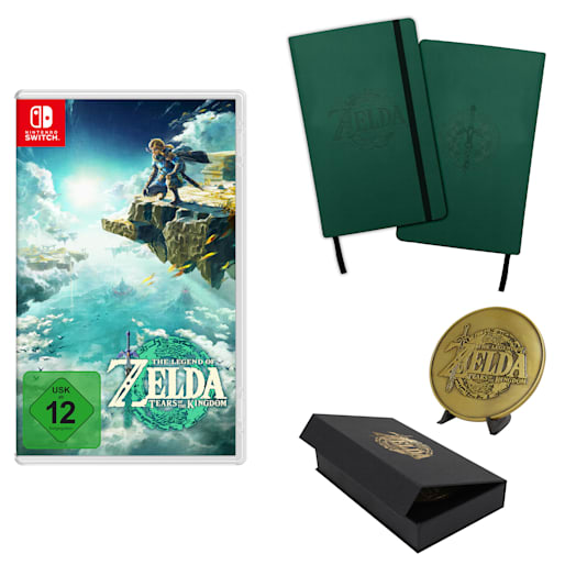 Bundle mit The Legend of Zelda: Tears of the Kingdom + Ringbuch + Sammelmedaille