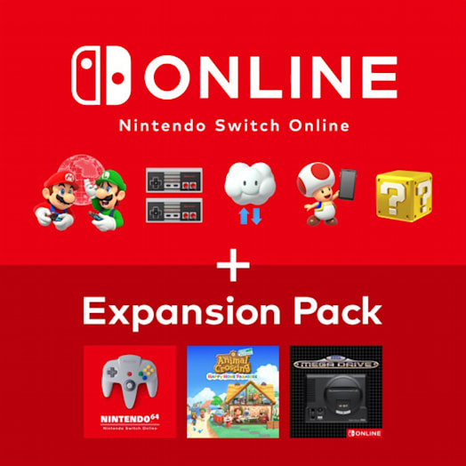 Nintendo Switch Online + Expansion Pack Membership My Nintendo Store