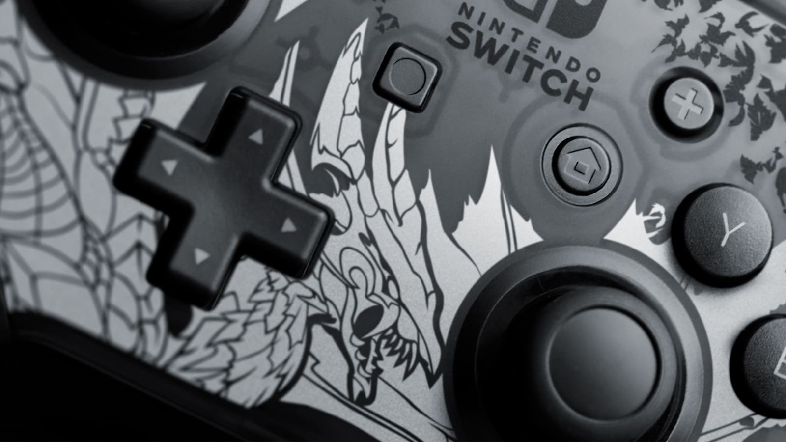 Mando Switch Pro - Nintendo - Monster Hunter Rise - Inalámbrico