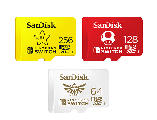 SanDisk microSDXC Cards for Nintendo Switch