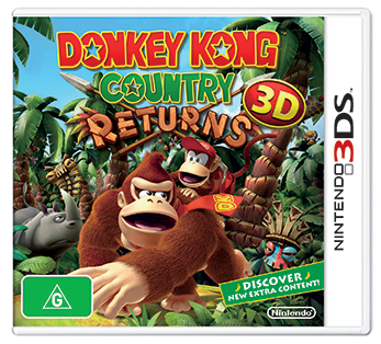 Donkey Kong Country Returns 3D Packshot