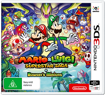 Mario & Luigi: Superstar Saga + Bowser's Minions Packshot