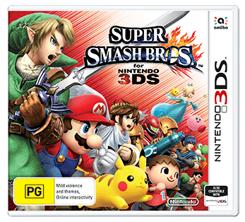 Super Smash Bros. for Nintendo 3DS Packshot