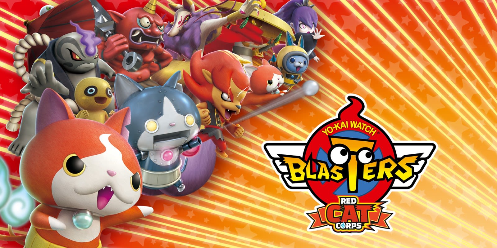 YO-KAI WATCH BLASTERS: Red Cat Corps Hero Image