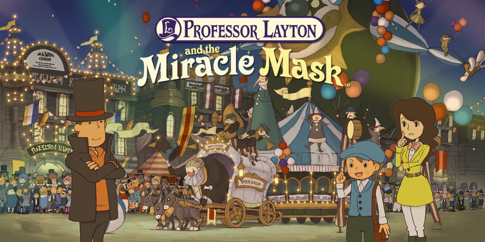 Professor Layton and the Miracle Mask Hero Image