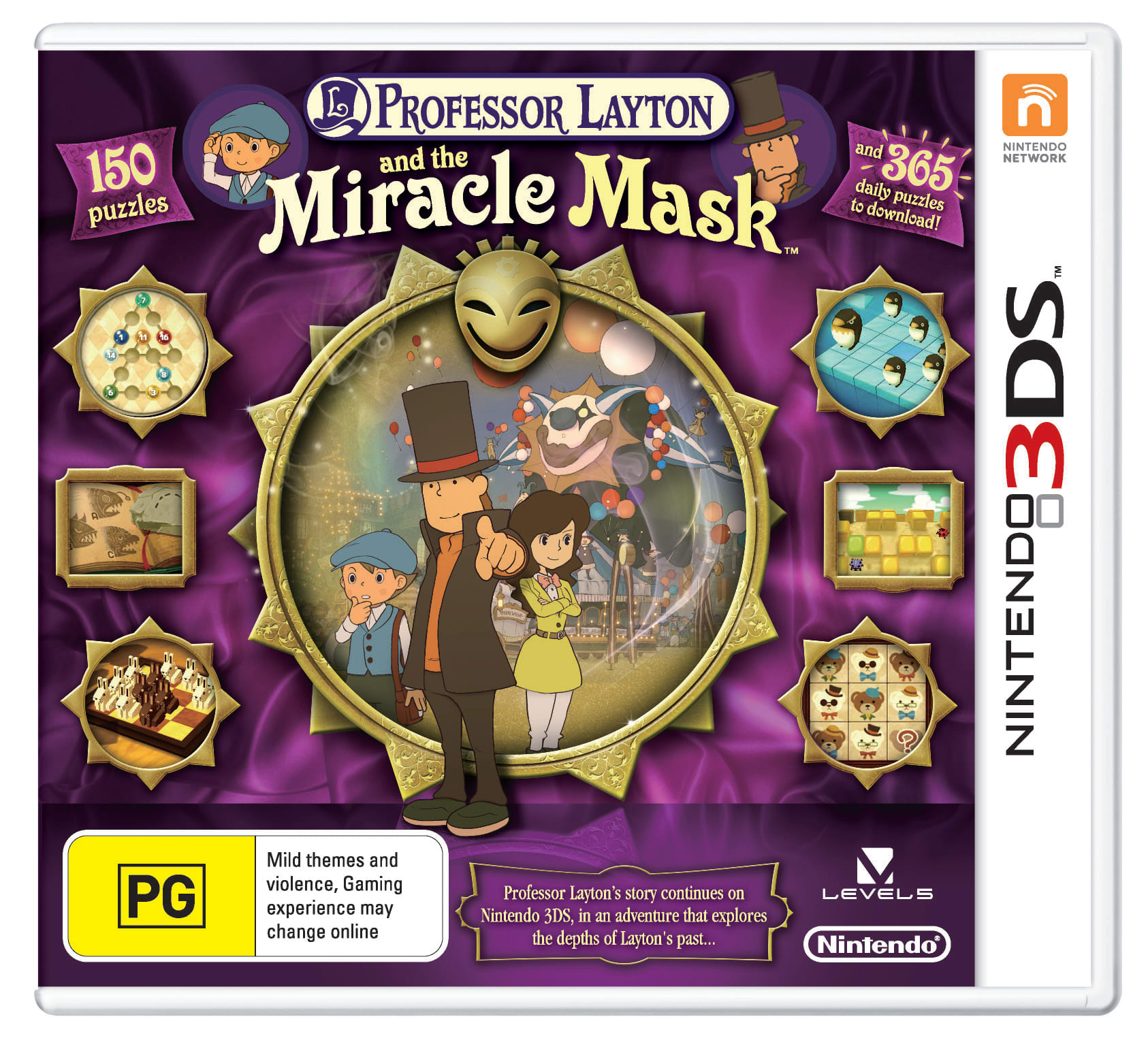 Professor Layton and the Miracle Mask Packshot