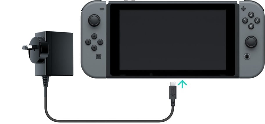 How to Charge the Nintendo Switch Console 1