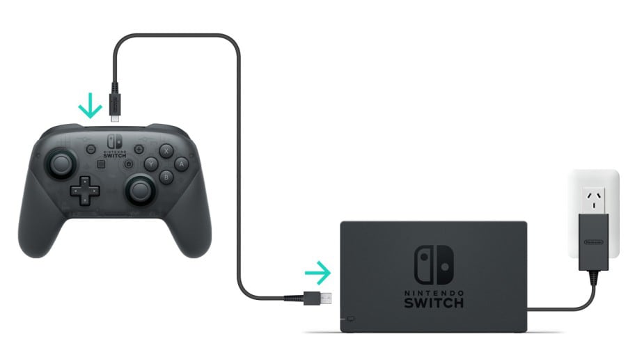 How to Charge Nintendo Switch Pro Controller 1