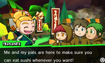 Sushi Striker: The Way of Sushido 3DS Screenshot 2