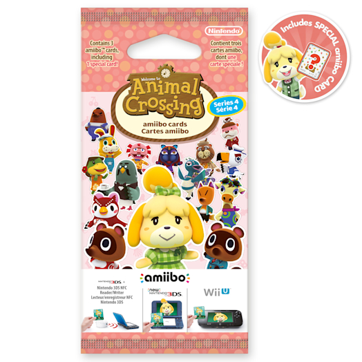 Nintendo Pack de tarjetas amiibo de Animal Crossing - Serie 4