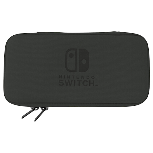 Funda rígida para Nintendo Switch Lite (negra/amarilla)