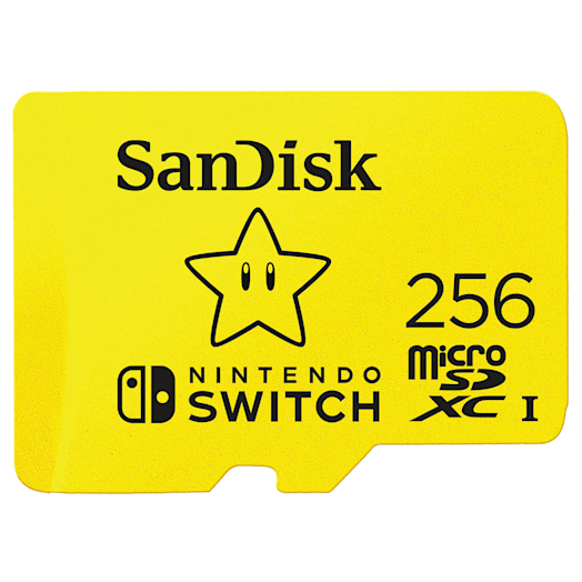 Tarjeta microSDXC SanDisk para Nintendo Switch - 256 GB