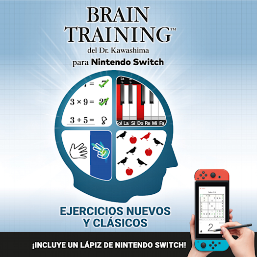 Brain Training del Dr. Kawashima para Nintendo Switch