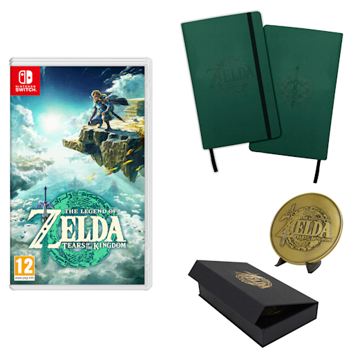 Nintendo Pack de The Legend of Zelda: Tears of the Kingdom + Cuaderno + Medalla de coleccionista