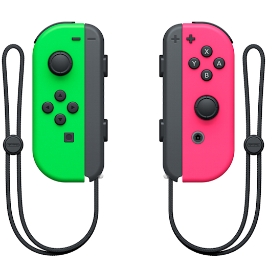 Set met Joy-Con (L) neongroen en Joy-Con (R) neonroze voor de Nintendo Switch
