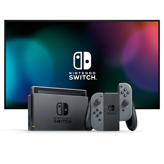 Nintendo Switch with Grey JoyCon Controllers My Nintendo Store