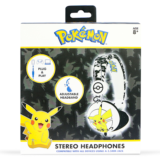 OTL - POKÉMON PIKACHU KIDS WIRELESS HEADPHONES - CD Media