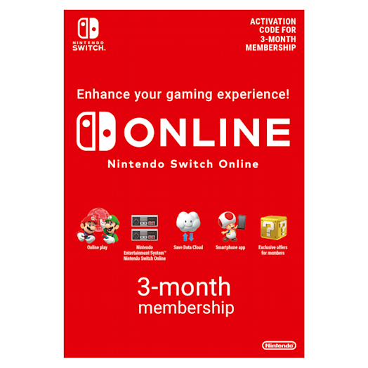 Nintendo Switch (Neon Blue/Neon Red) + Mario Kart 8 Deluxe + Nintendo Switch Online (3 Months) + Mario Party Superstars Pack