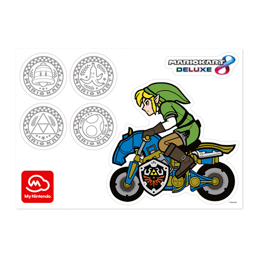 Mario Kart 8 Deluxe-Fenstersticker – Set 3
