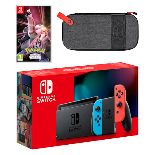 Nintendo Switch (Neon Blue/Neon Red) Pokémon Shining Pearl Pack
