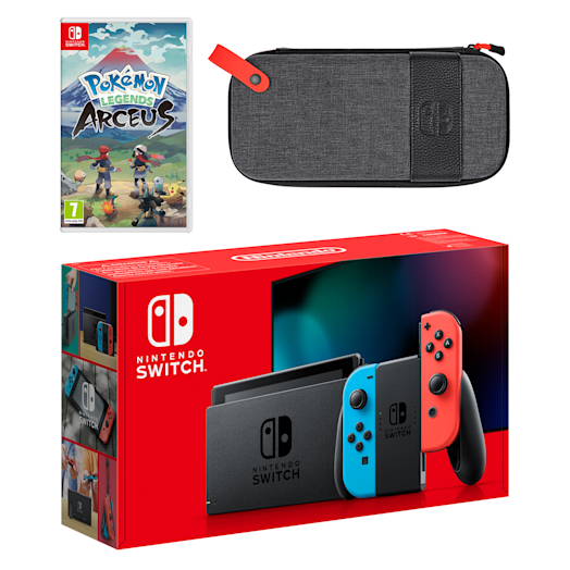 Nintendo Switch (Neon Blue/Neon Red) Pokémon Legends: Arceus Pack