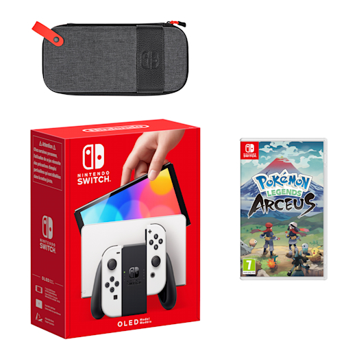 Nintendo Switch – OLED Model (White) Pokémon Legends: Arceus Pack - My Nintendo Store