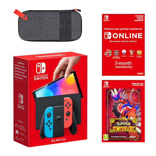 Nintendo Switch OLED Model (Neon Blue/Neon Red) Pokémon Scarlet