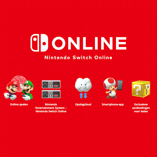 Nintendo Switch (neonblauwe/neonrode) + Mario Kart 8 Deluxe + Nintendo Switch Online-lidmaatschap (Individueel 3 Maanden)