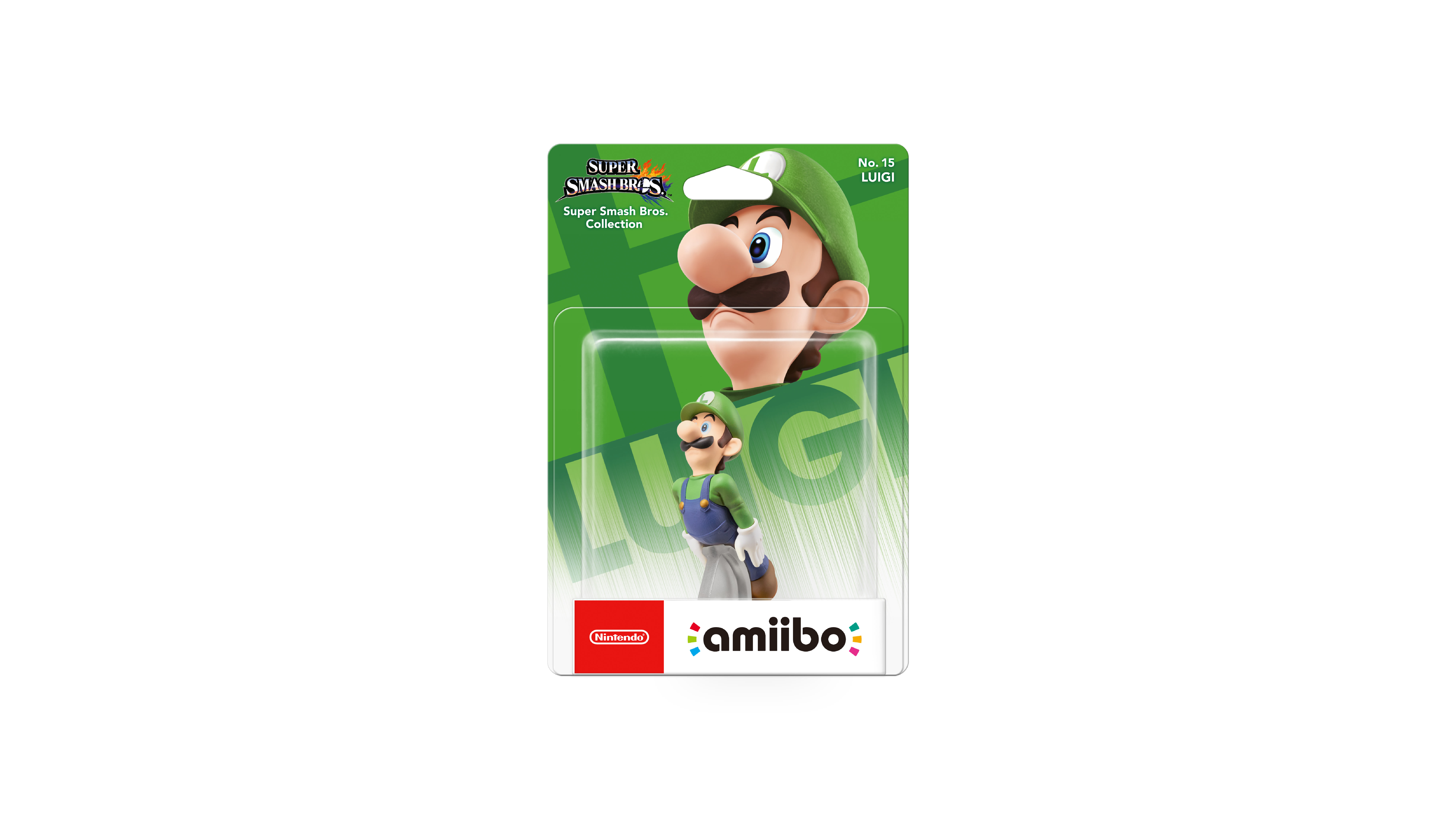 Luigi amiibo Packshot