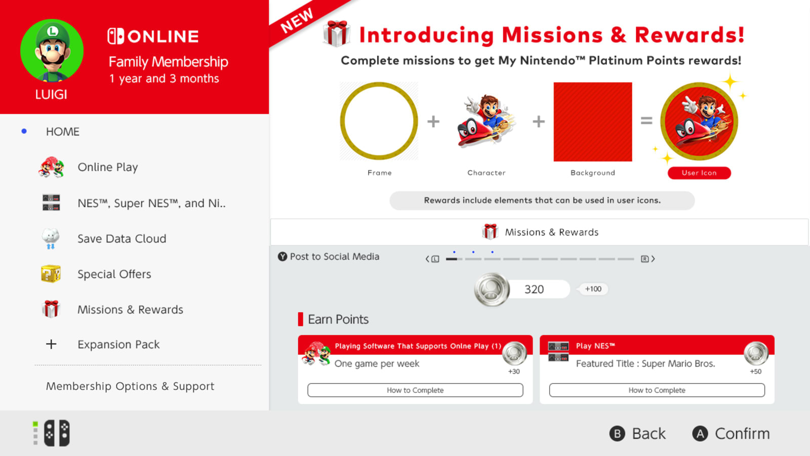 Missions and Rewards added to Nintendo Switch Online Image 6