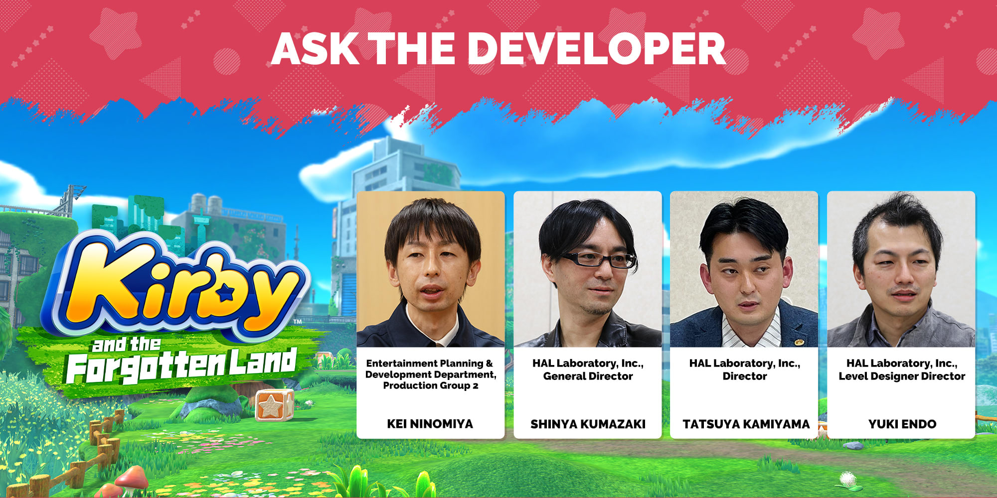 Ask the Developer Vol. 4, Kirby and the Forgotten Land Hero Image