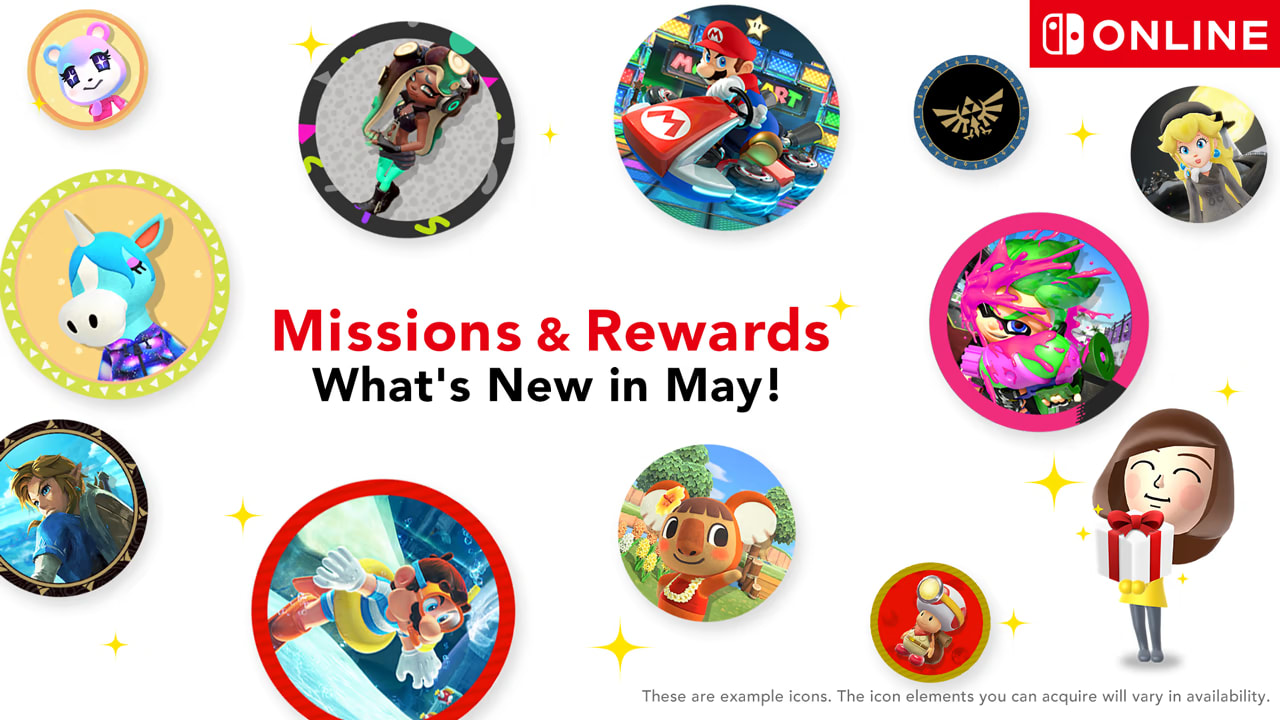 Missions and Rewards: What's New in May! Hero banner
