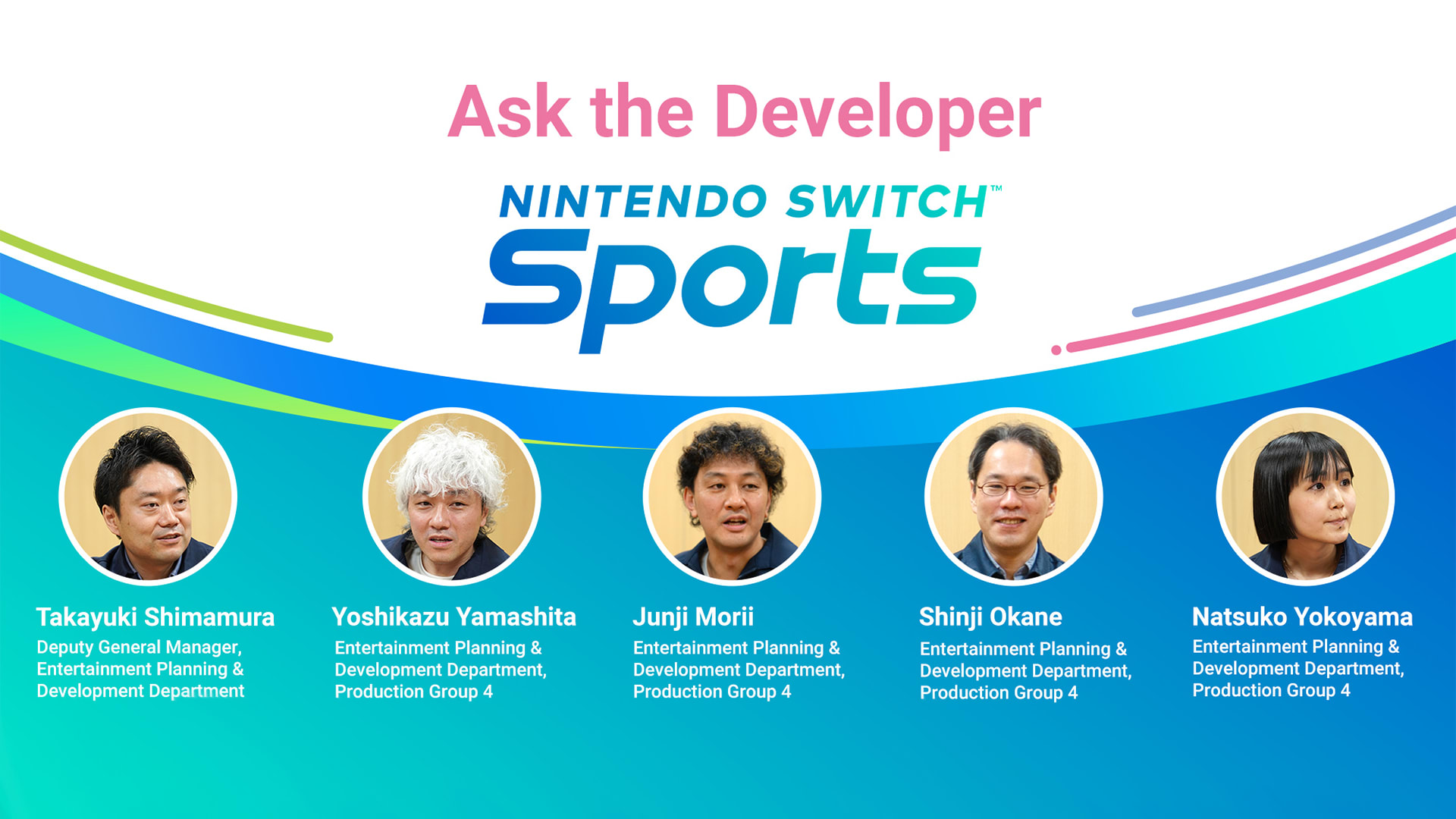 Ask the Developer Vol. 5, Nintendo Switch Sports Hero Banner
