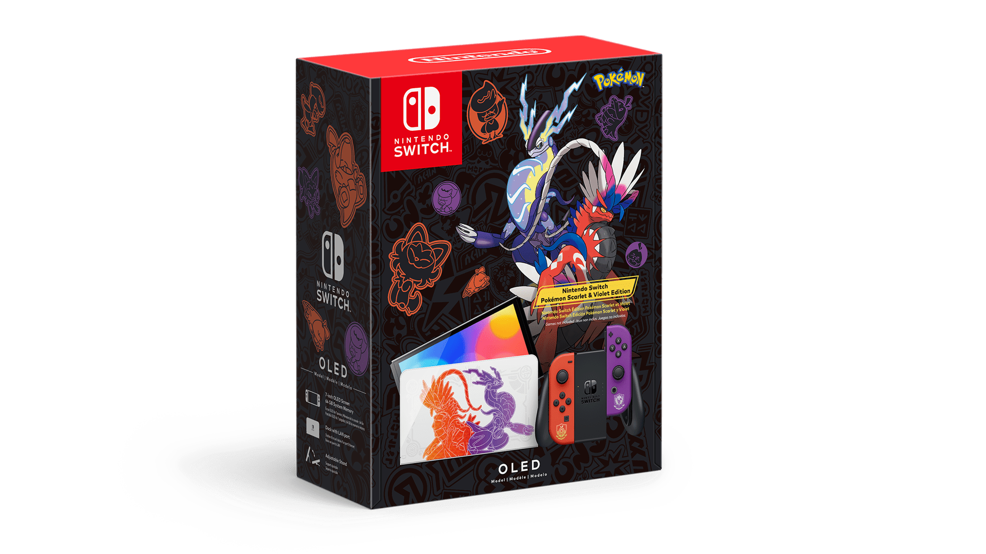 Nintendo announces Nintendo Switch – OLED model: Pokémon Scarlet & Violet Edition, launching this November - Carousel  Image - 1