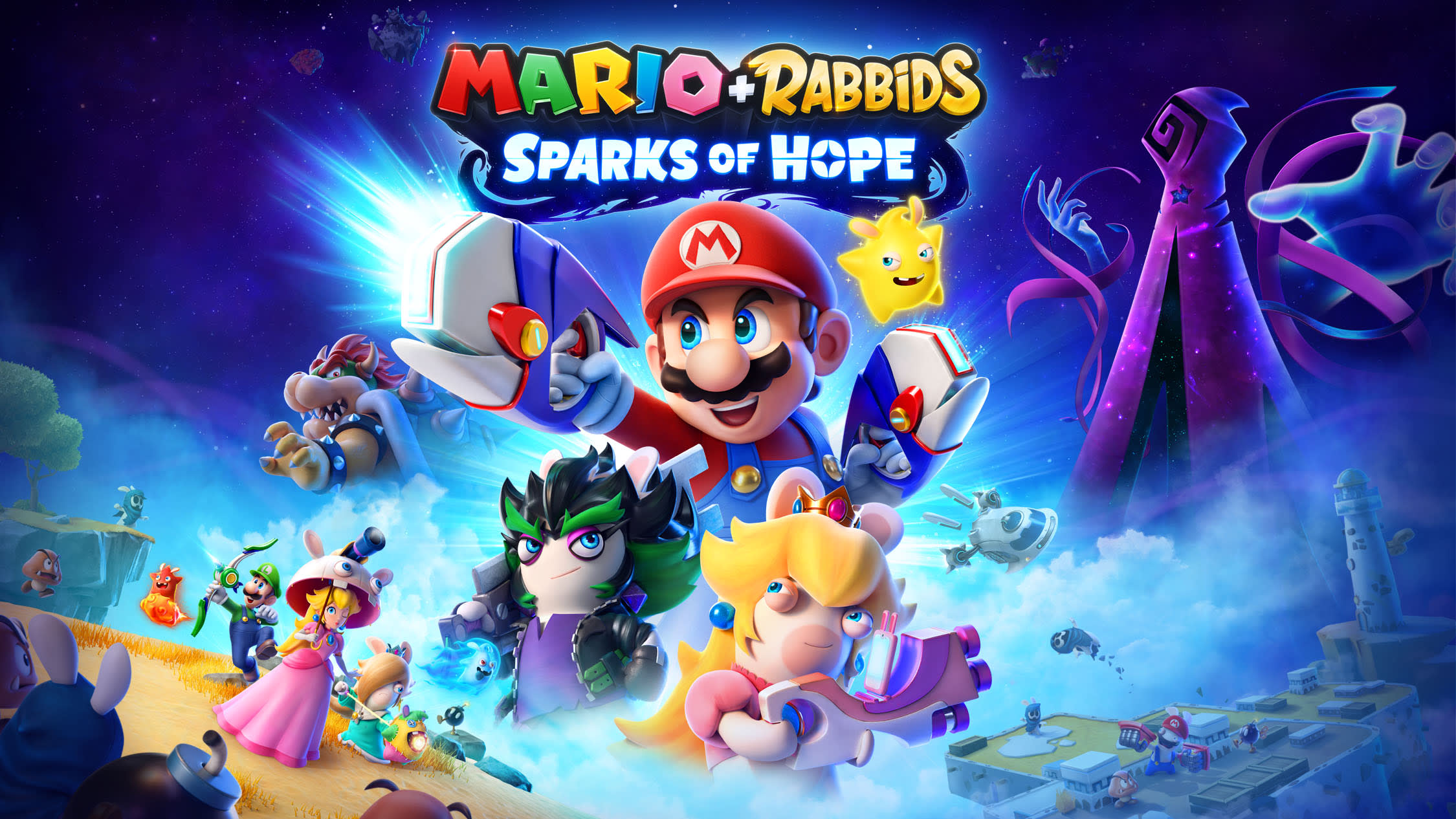 Available now! MARIO + RABBIDS SPARKS OF HOPE blasts off onto Nintendo Switch - Hero