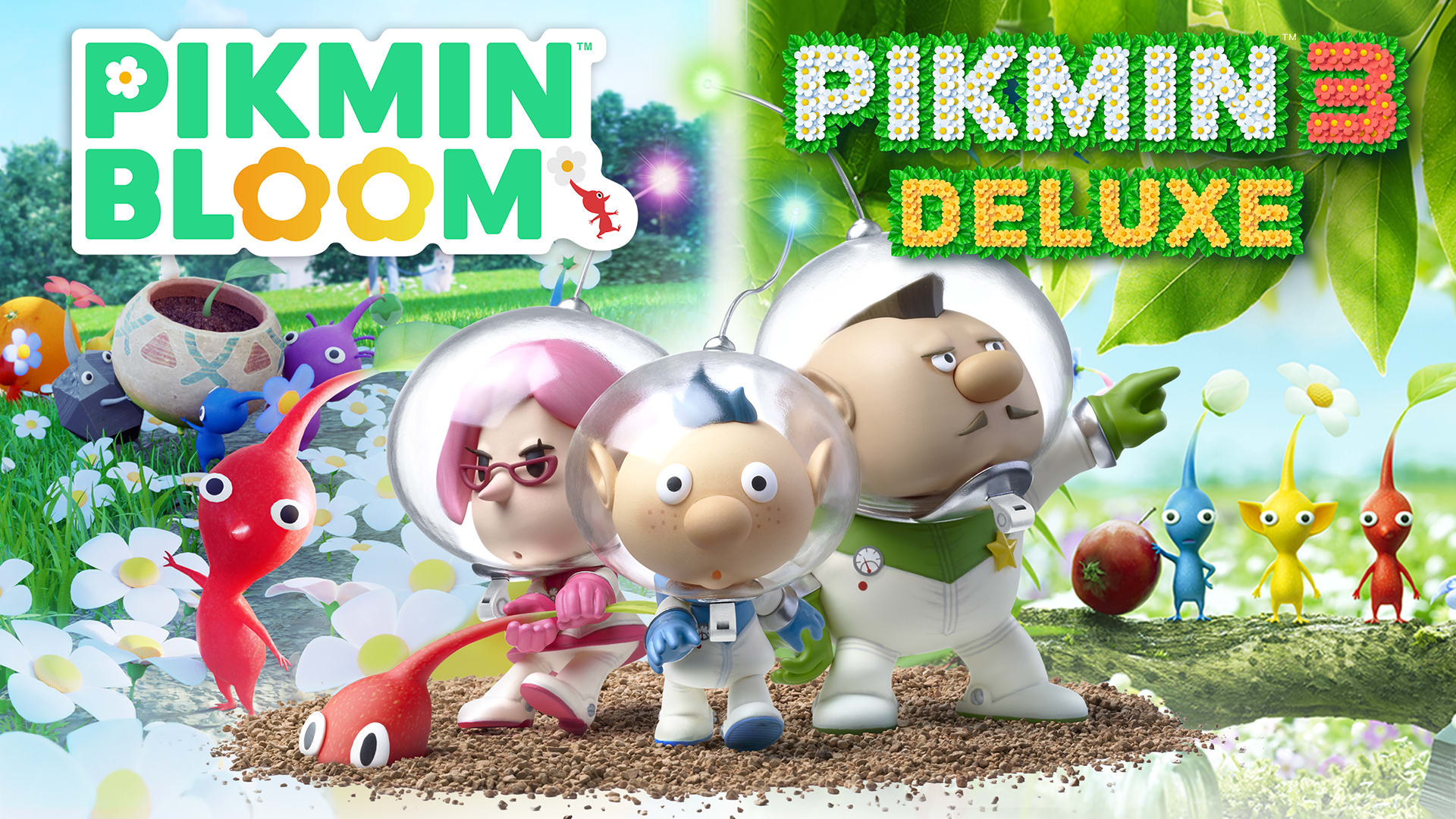 Pikmin Bloom is celebrating its first anniversary with a Pikmin 3 Deluxe event, on now! Hero Banner