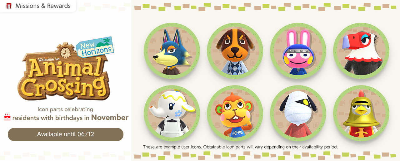 Complete missions to get My Nintendo™ Platinum Points rewards Animal Crossing Rewards