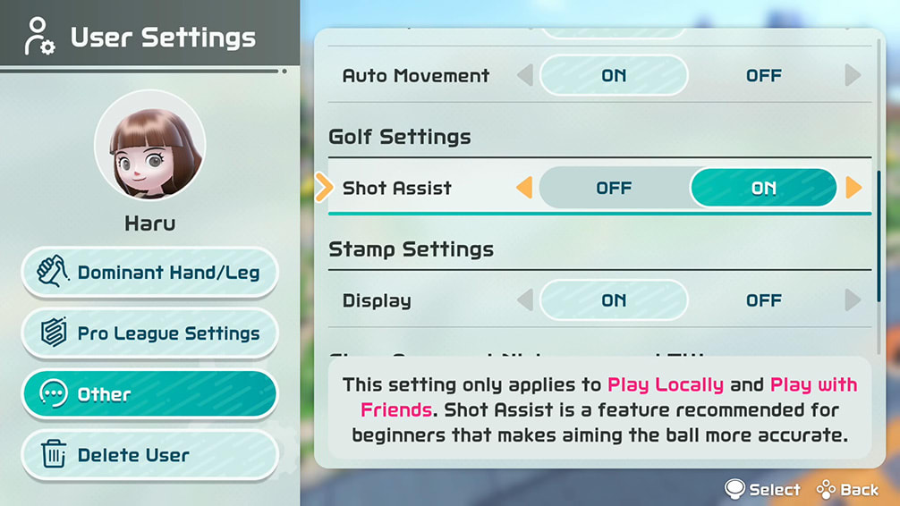 How to Update Nintendo Switch Sports Golf Settings