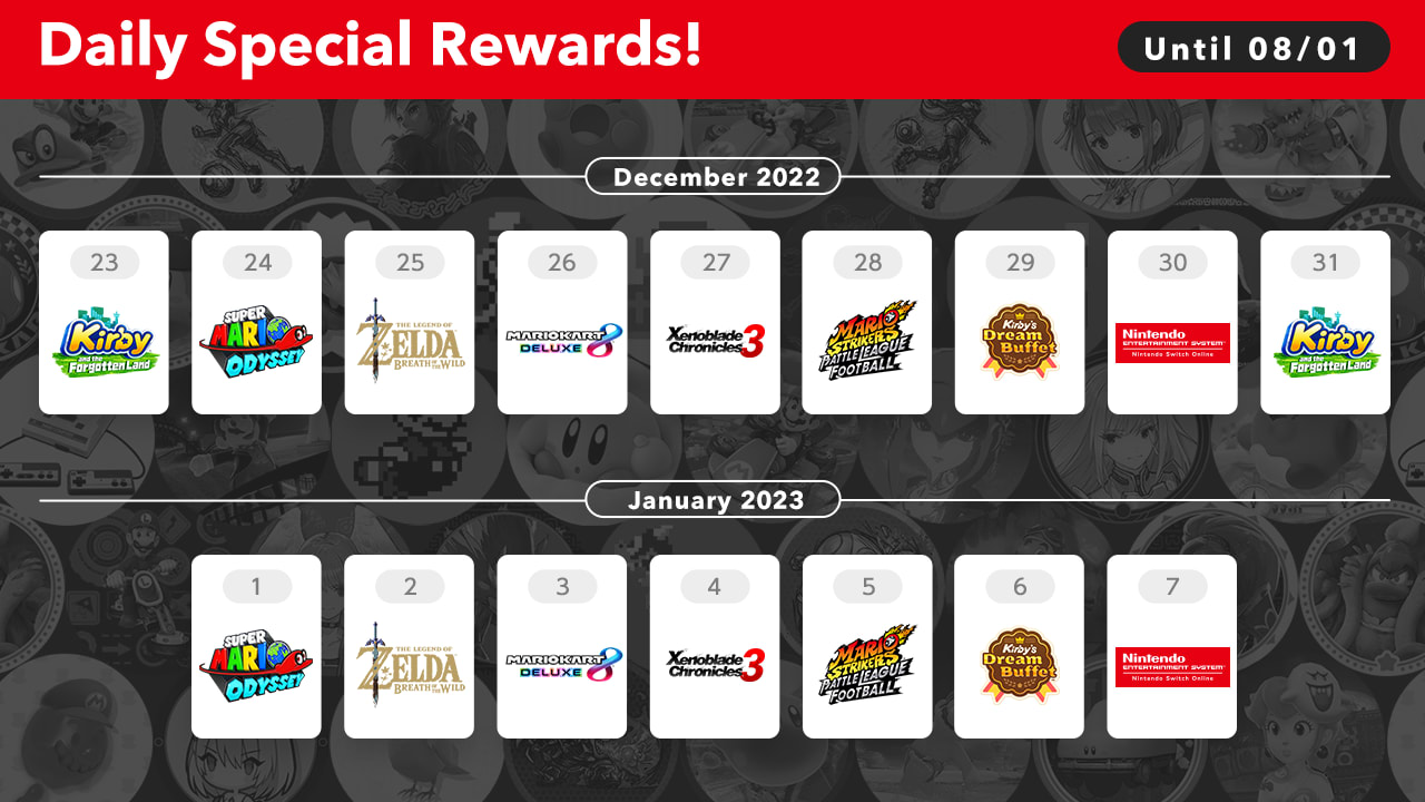 Missions & Rewards: What’s new in December! Icon Revival Schedule