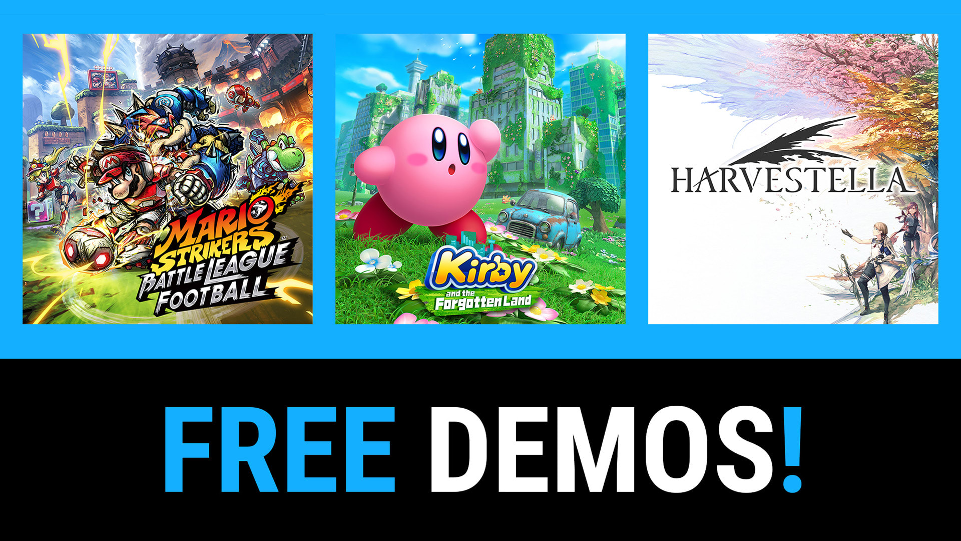 Nintendo Switch: list of free games, Game Trials, demos, apps, etc