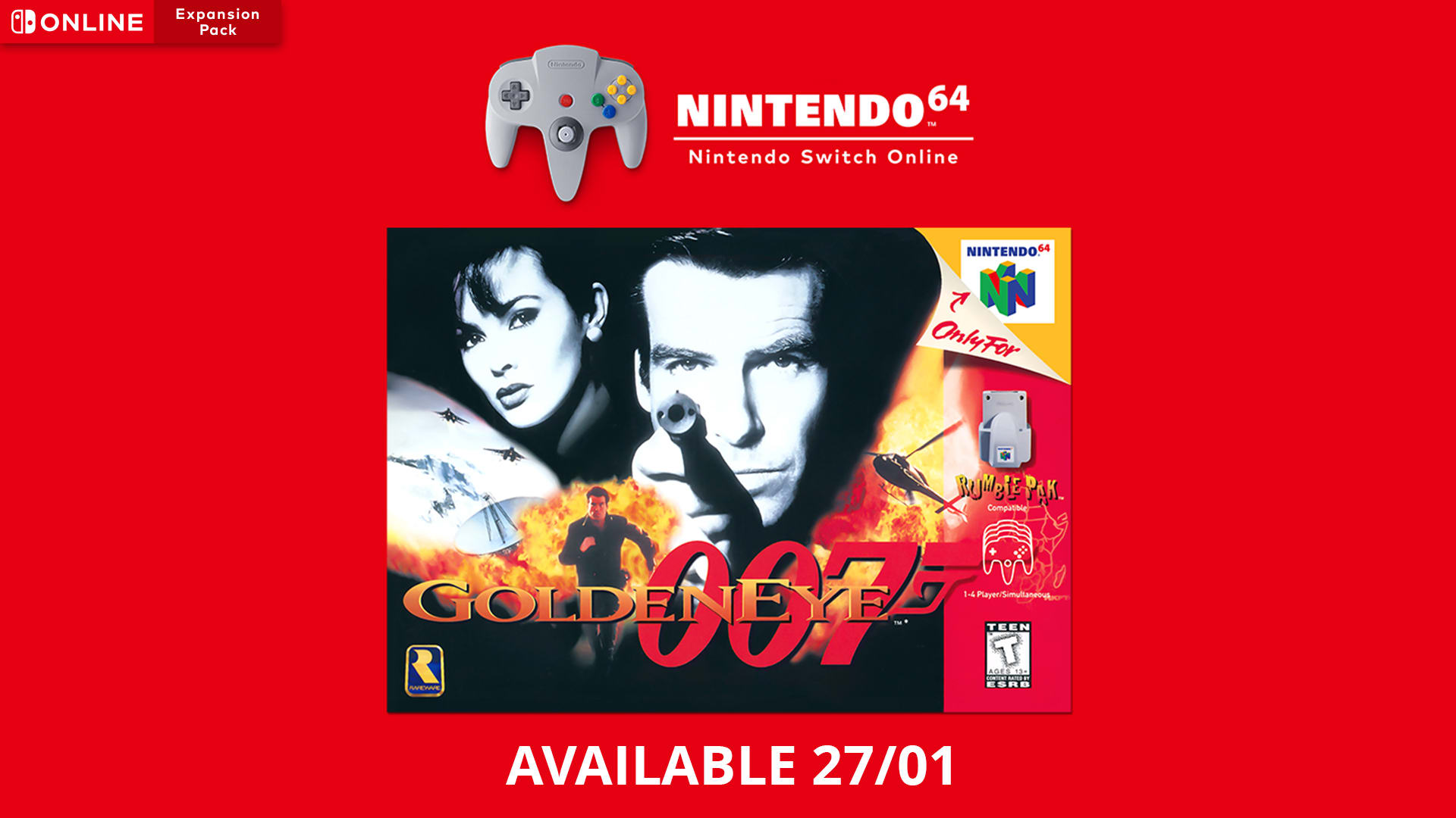 Goldeneye 007 And More New N64 Games Announced For Switch Online