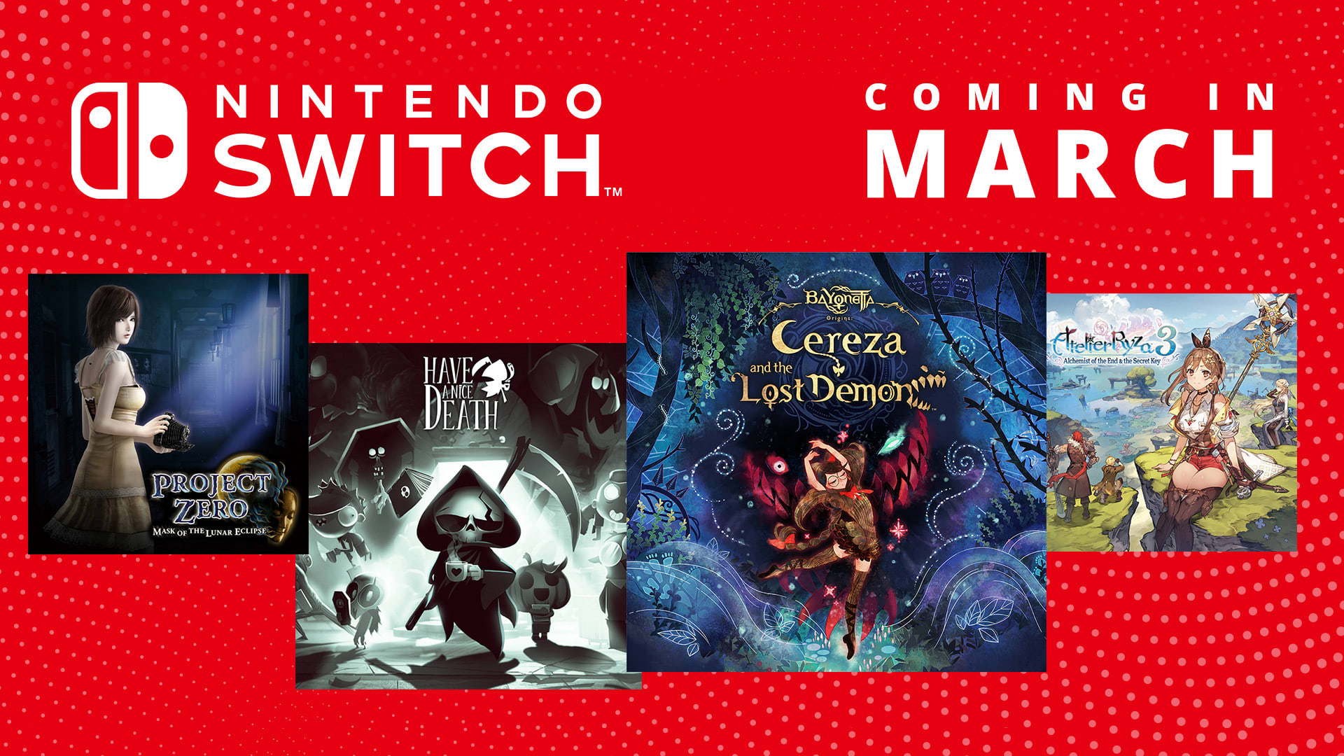 Nintendo Switch games coming in March 2023