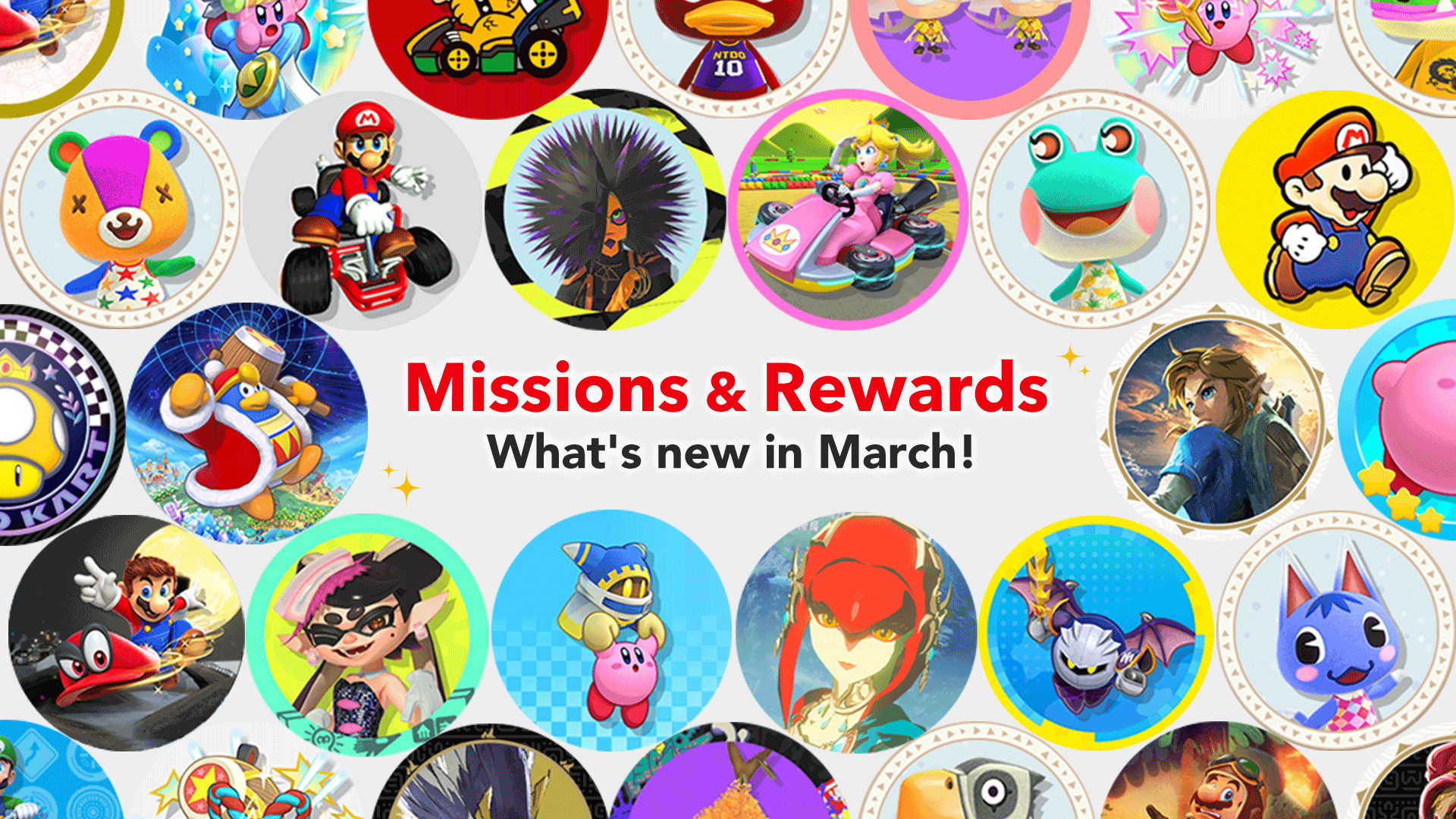 Missions & Rewards: What’s New in March Banner