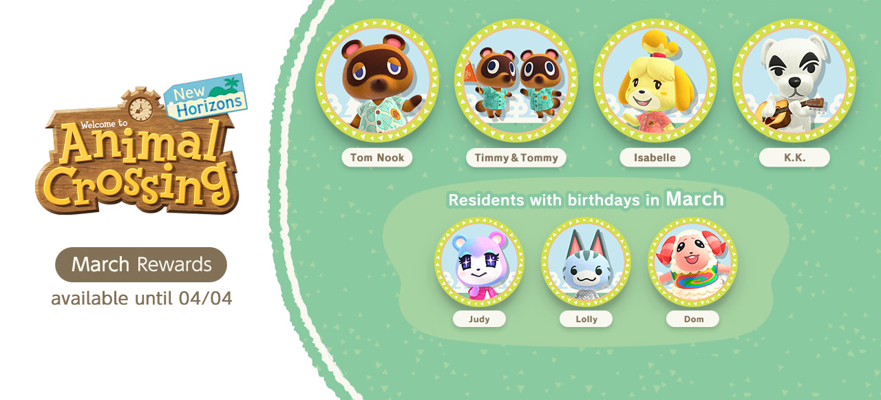 Missions & Rewards: What’s New in March Animal Crossing