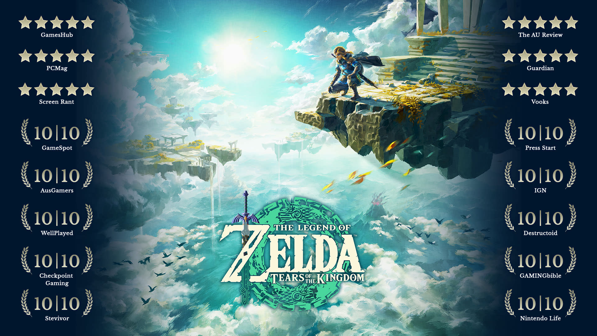 The Legend of Zelda: Tears of the Kingdom 10 million Milestone Image Accolades
