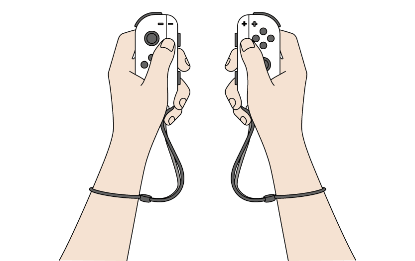 How to Hold the Joy-Con Vertical Hold