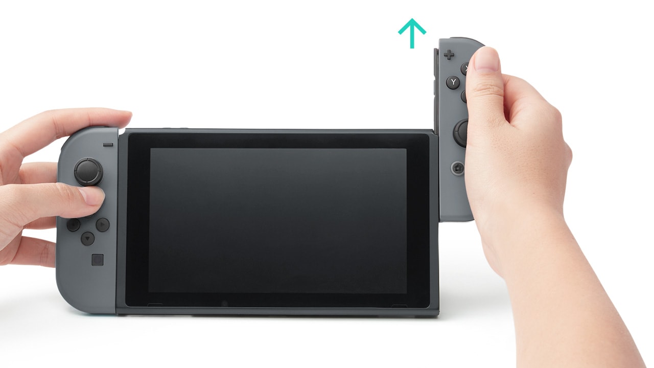 How to Attach/Detach the Joy-Con Controllers from Nintendo Switch Detach Slide